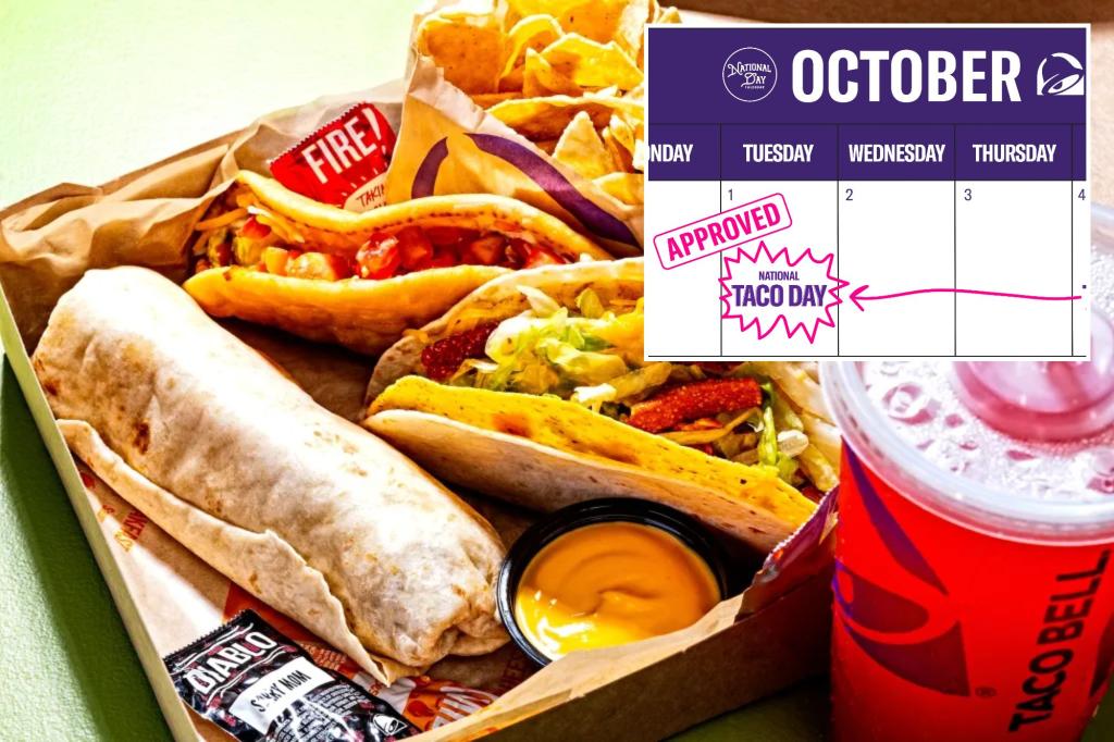 Taco Bell is permanently moving National Taco Day to Tuesday